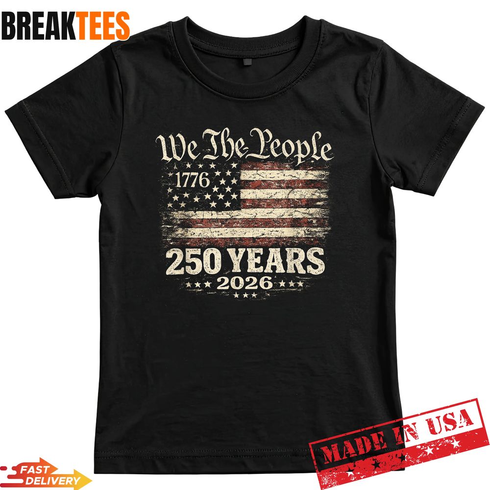 250 Years 1776-2026 250th Anniversary 4th of July Shirt