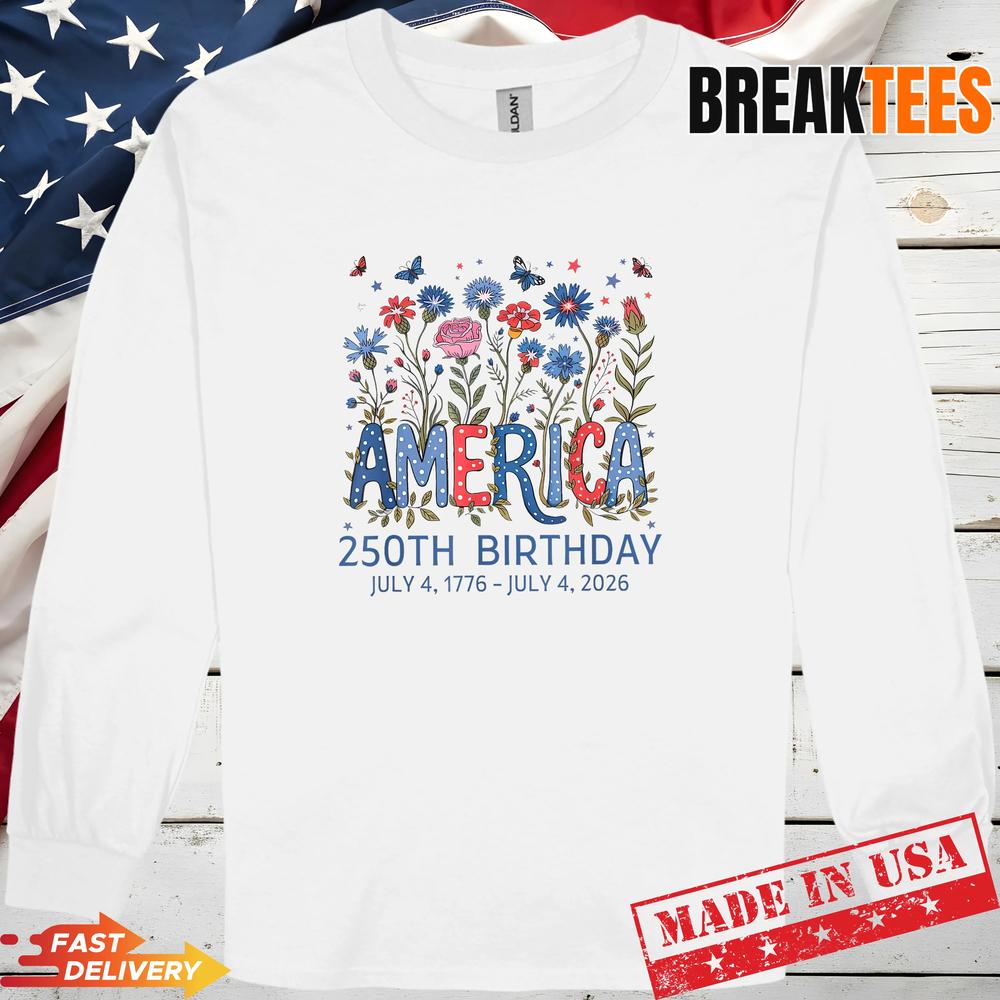 250 Years America Anniversary USA 250th Birthday Apparel T-Shirt