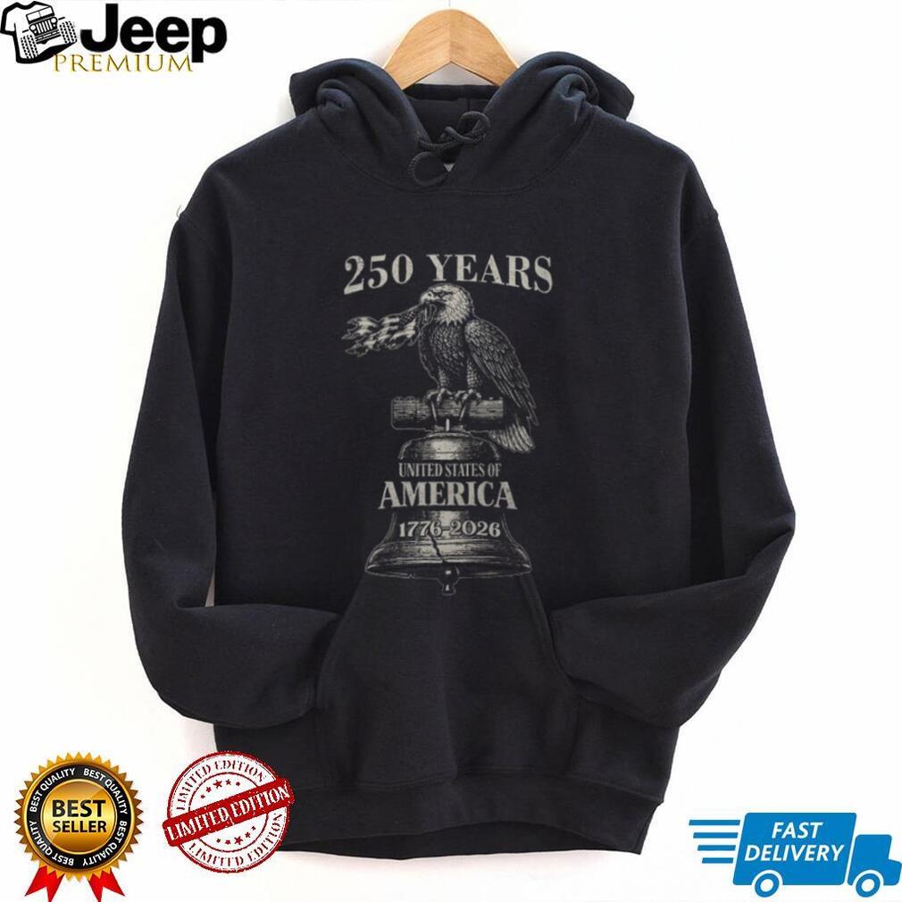 250 Years American Liberty Bell and Eagle 1776 2026 Vintage T Shirt