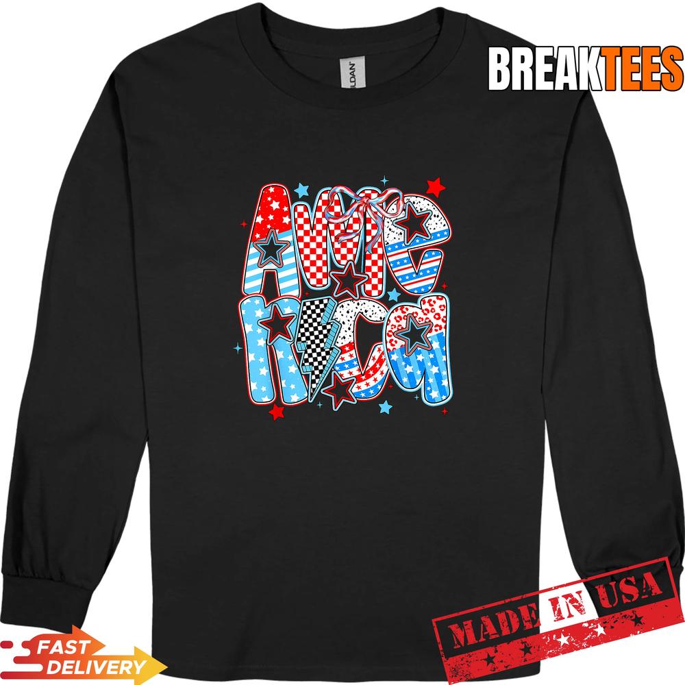 250 Years Freedom 1776-2026 America Lightning 4th of July Shirt