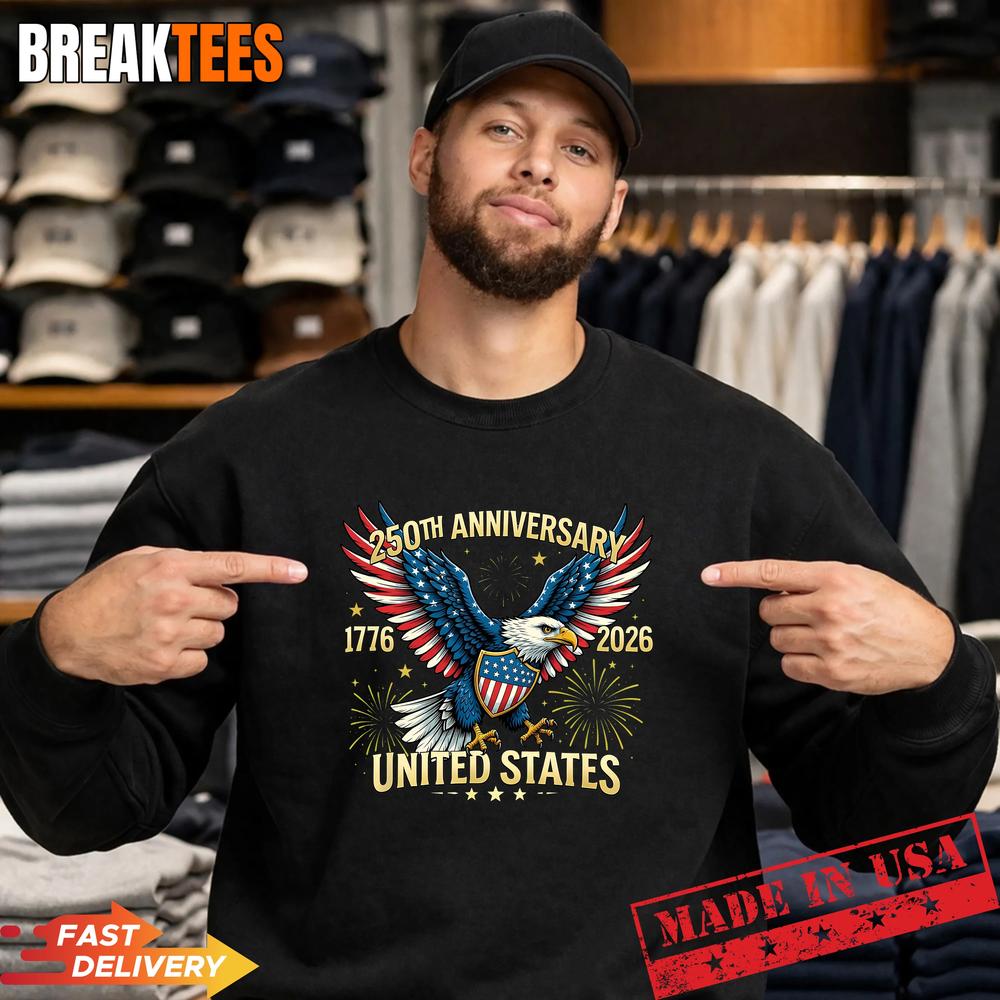 250th Anniversary United States Eagle 1776-2026 T-Shirt
