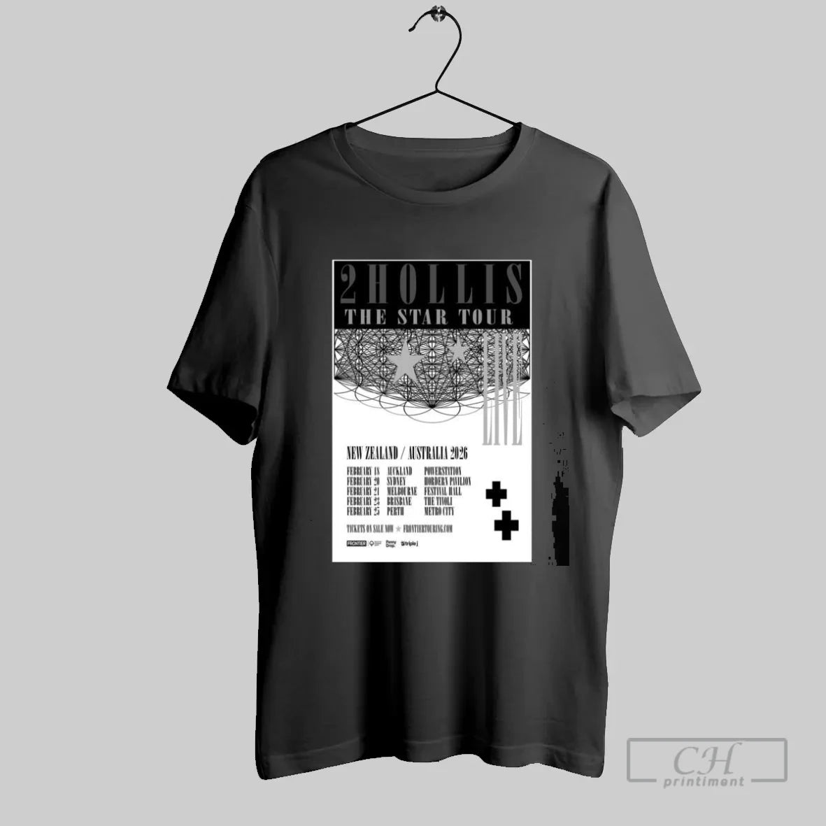 2hollis New Zealand Australia 2026 T Shirt