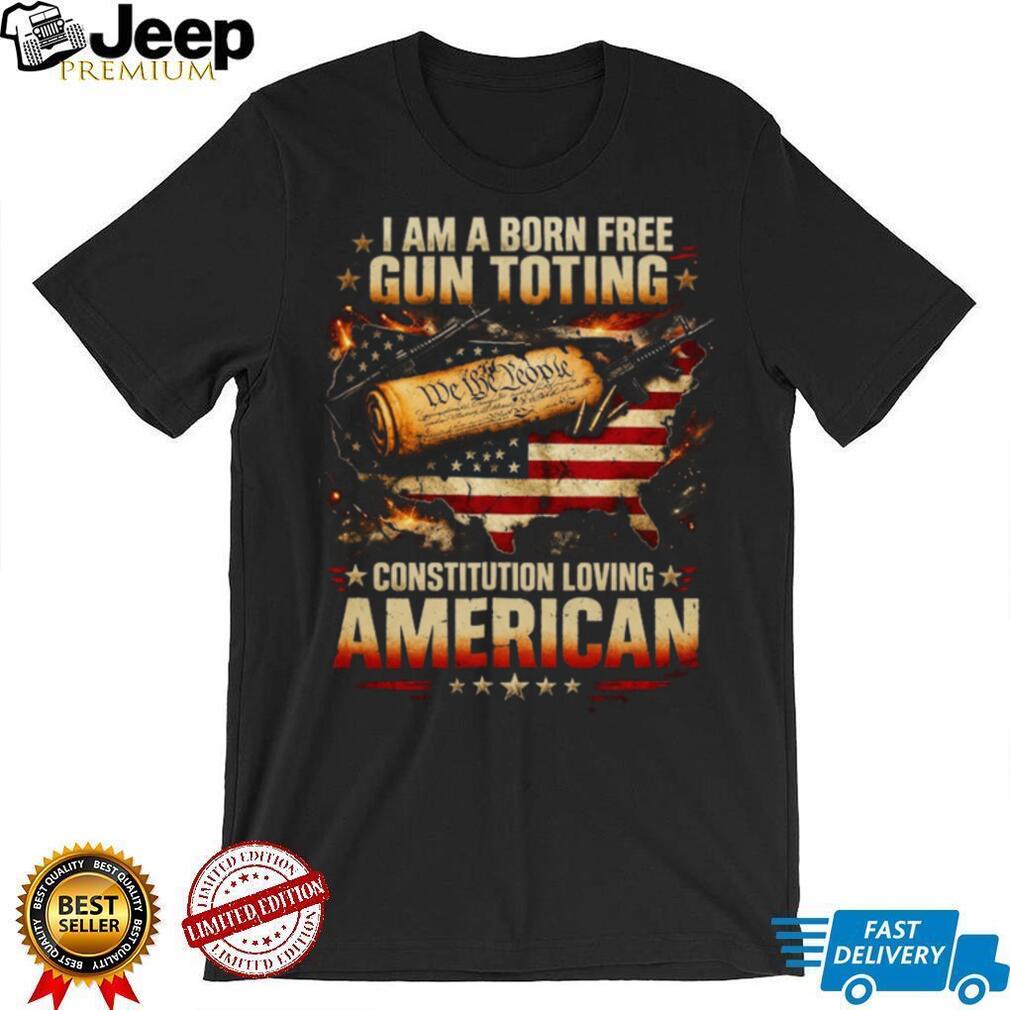 2nd Amendment Constitution Loving American Patriotic T Shirt