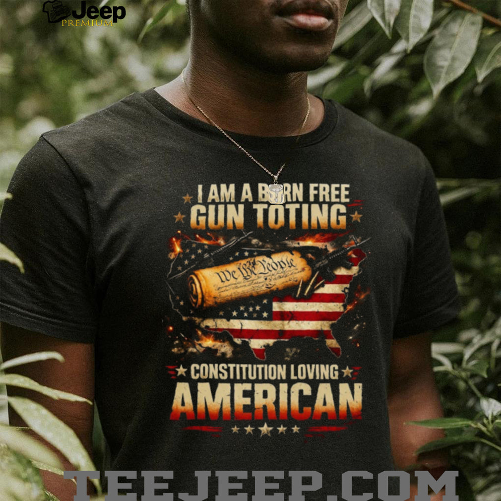 2nd Amendment Constitution Loving American Patriotic T Shirt