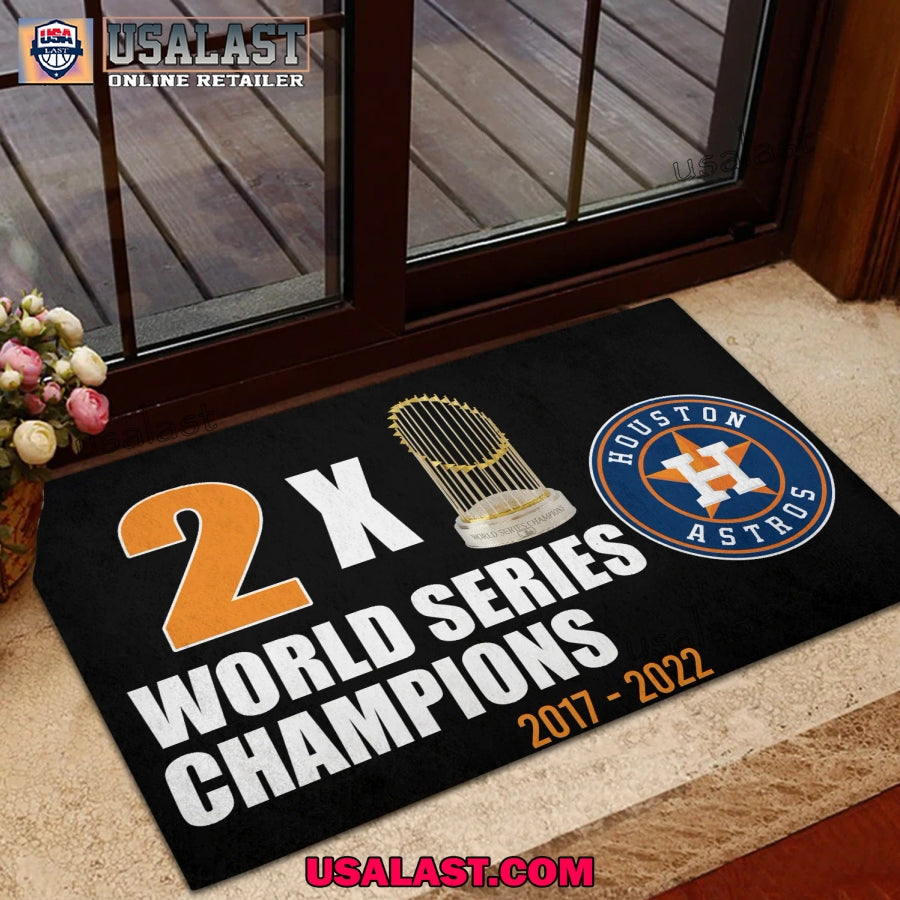 2x World Series Champions Houston Astros Doormat