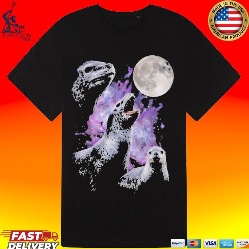 3 Seals Howling At The Moon T-shirt