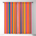 Classic Stripes III - Retro Rainbow  Window Curtain Gallery Image 5