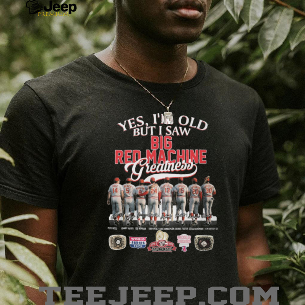 Cincinnati Reds Big Red Machine Greatness Baseball T Shirt