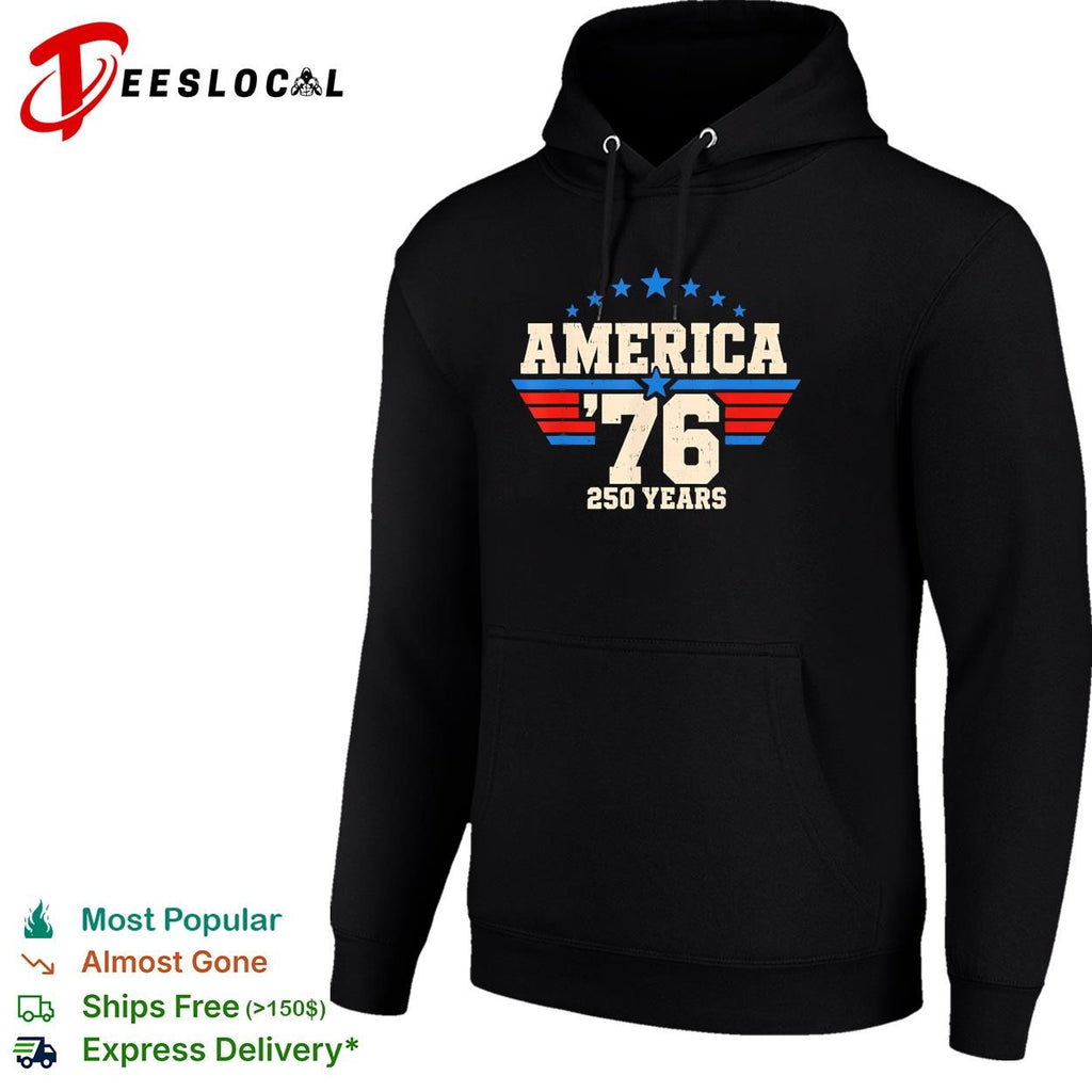 America ’76 250 years star and stripes patriotic shirt