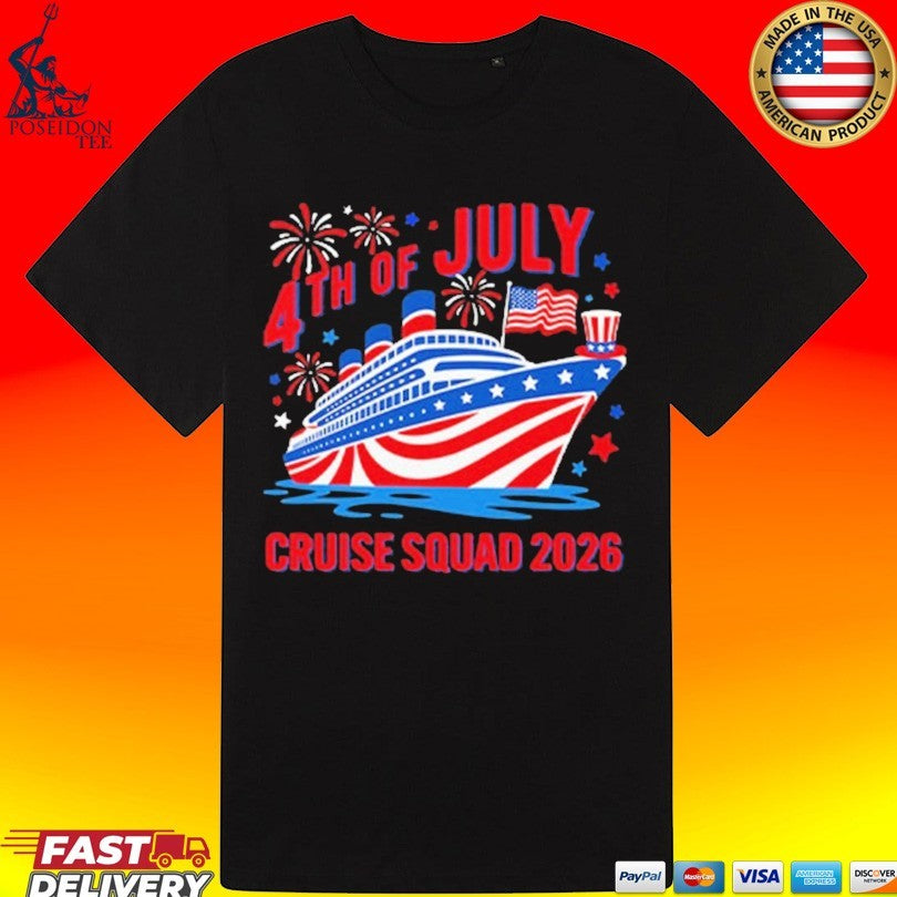 4th Of July Cruise Squad 2026 T-shirt