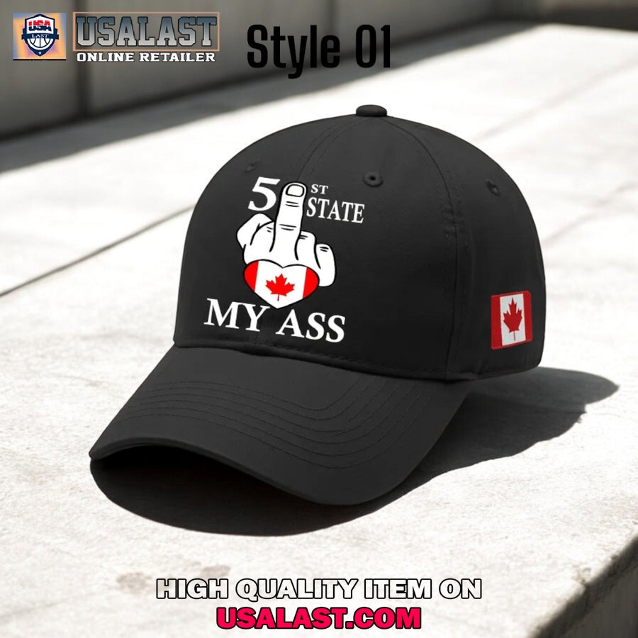 51st State Fuck My Ass Canadian Pride Baseball Cap