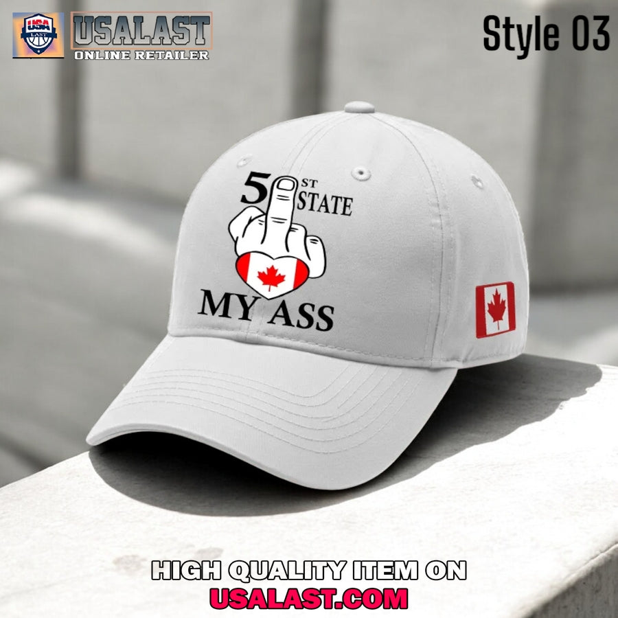 51st State Fuck My Ass Canadian Pride Baseball Cap