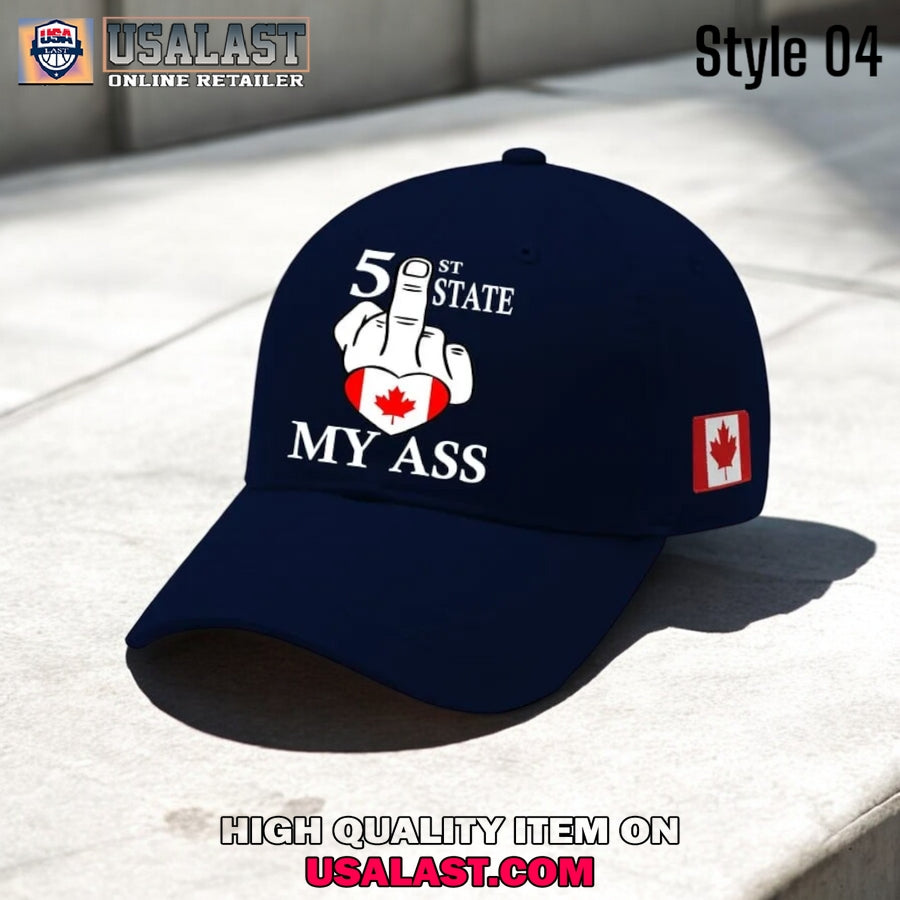 51st State Fuck My Ass Canadian Pride Baseball Cap