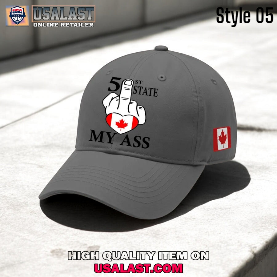 51st State Fuck My Ass Canadian Pride Baseball Cap