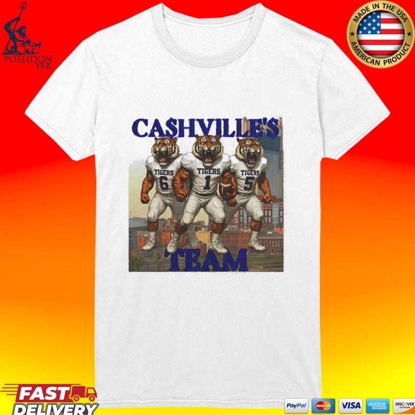 Tennessee State Tigers Cashvilles Team T-shirt