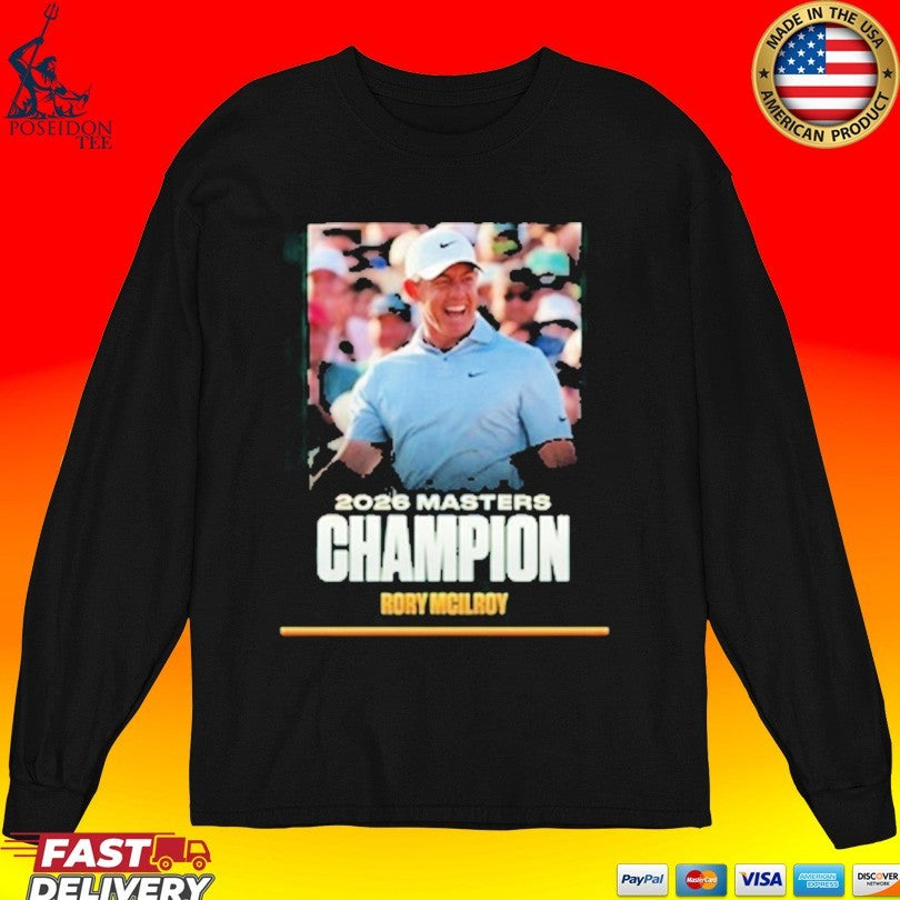 Rory Mcilroy 2026 Masters Champions T-shirt