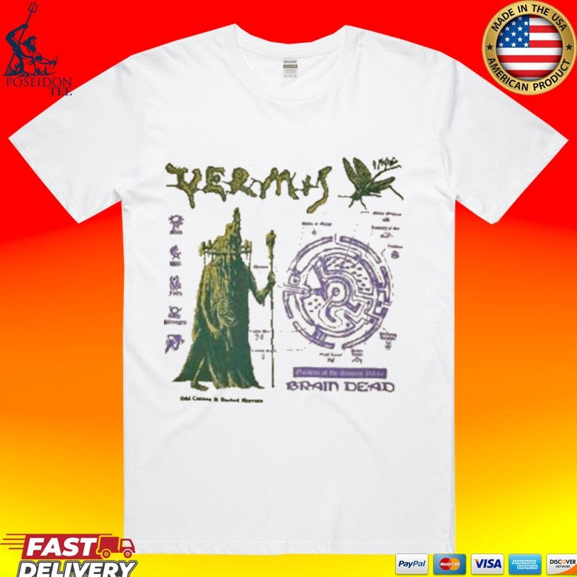 Brain Dead Fantasy Games Vermis Old Curses T-shirt