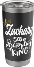 Happy Birthday Zachary The Birthday King Men Boys