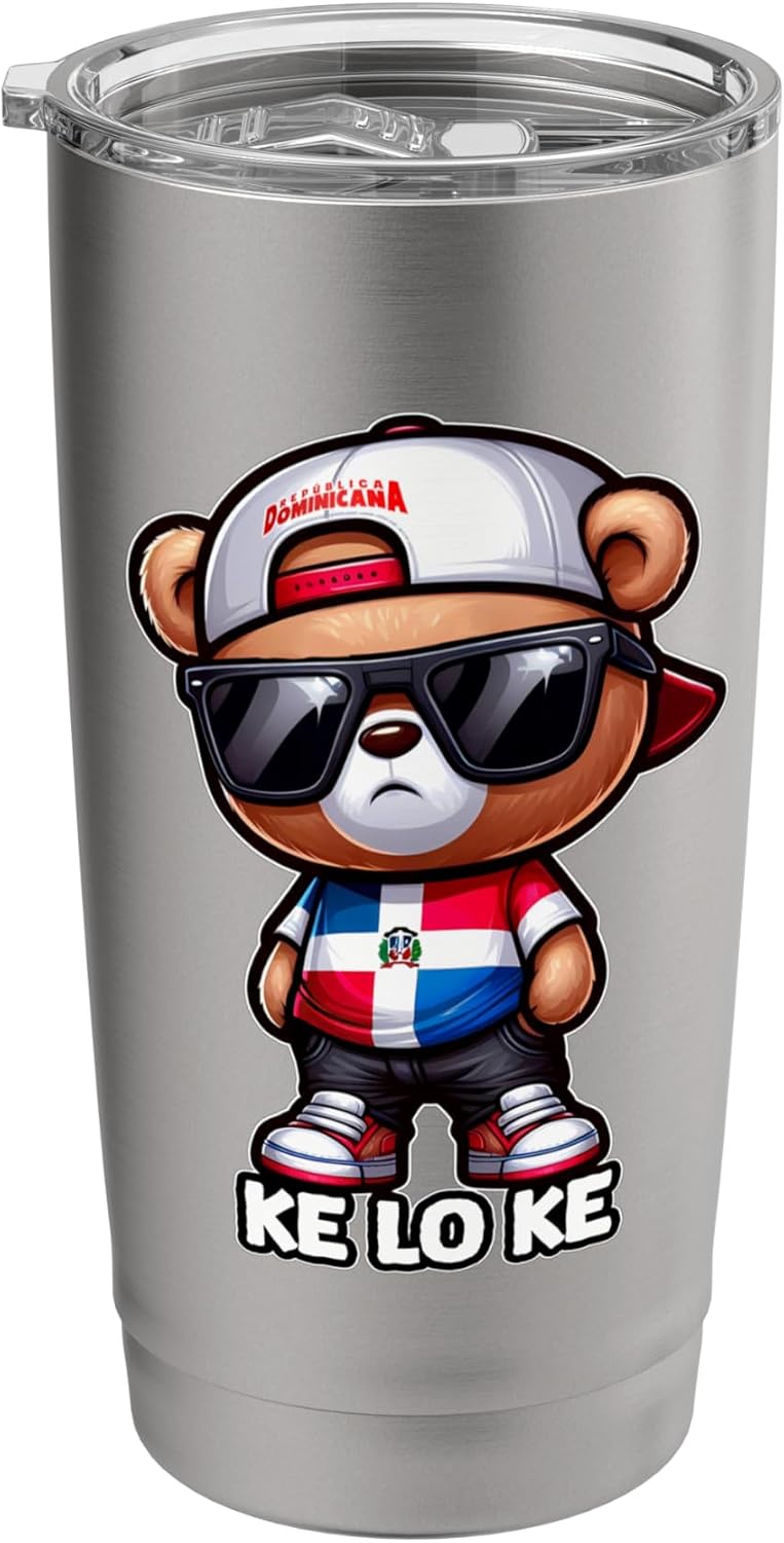 KLK Teddy bear que lo que Dominican flag shirt