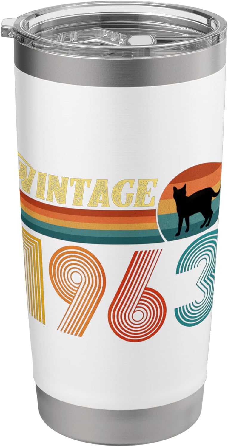 Vintage 1963 Shirt Classic Retro 63 Birthday Gift