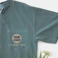 Embroidered Pocket T-Shirt with Custom Logo