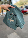Leopard Pocket Monogram Embroidered T-Shirt