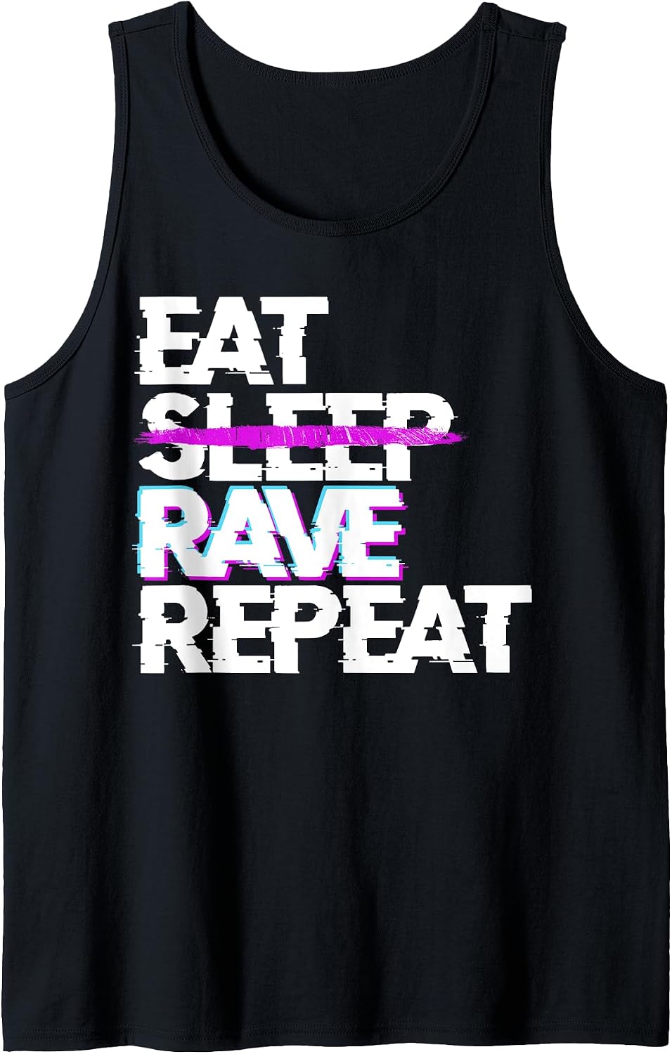 EDM Fans and Rave Festival Glitch Apparel