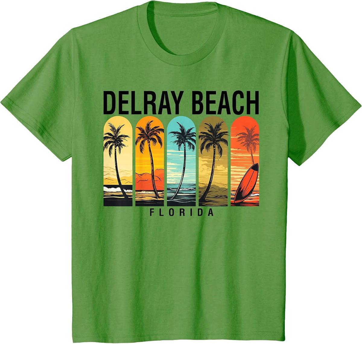 Retro Delray Beach Florida Wave Riding