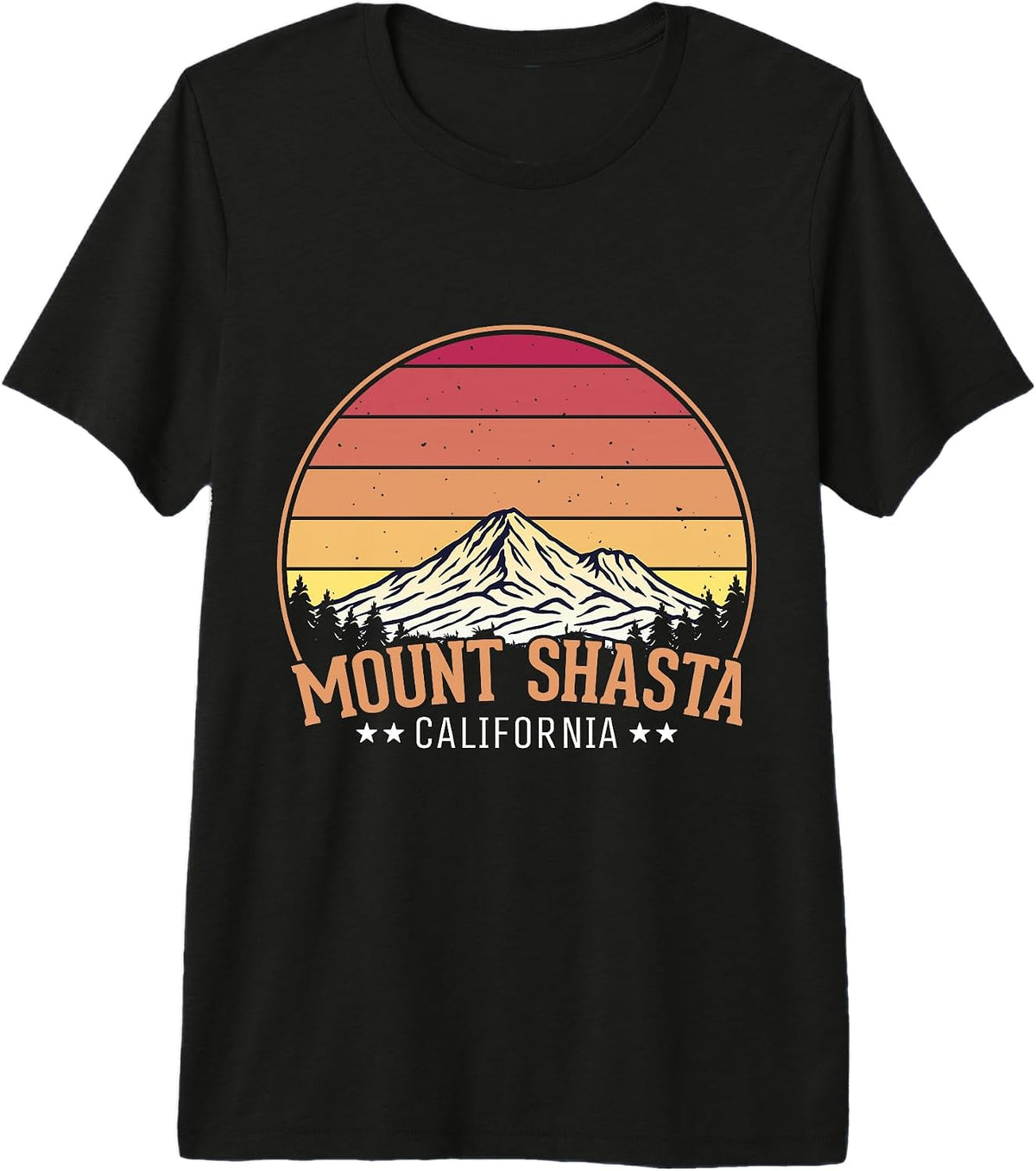 California Mountain Sunset Mount Shasta