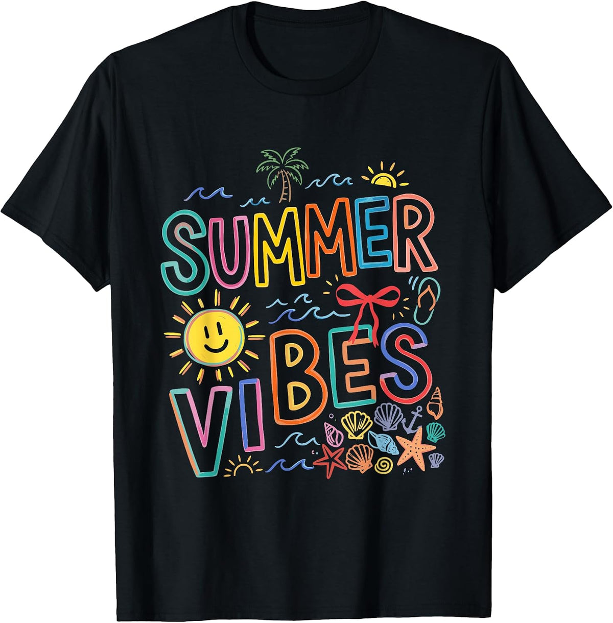 Retro Beach Life Summer Vibes Friends Vacation