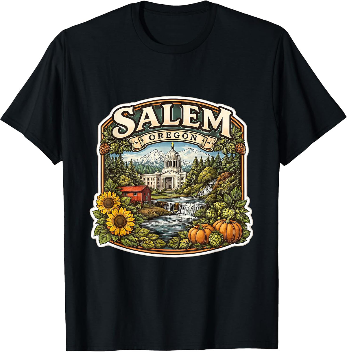 Salem Oregon Souvenir City State Capital Merch