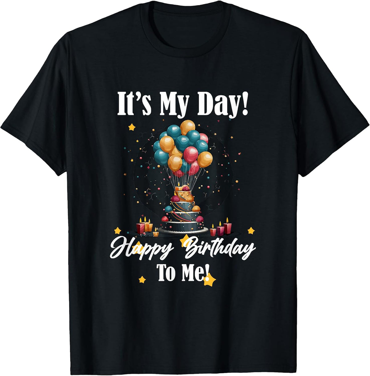 Party Candles Birthday Day Merch Cake Balloon
