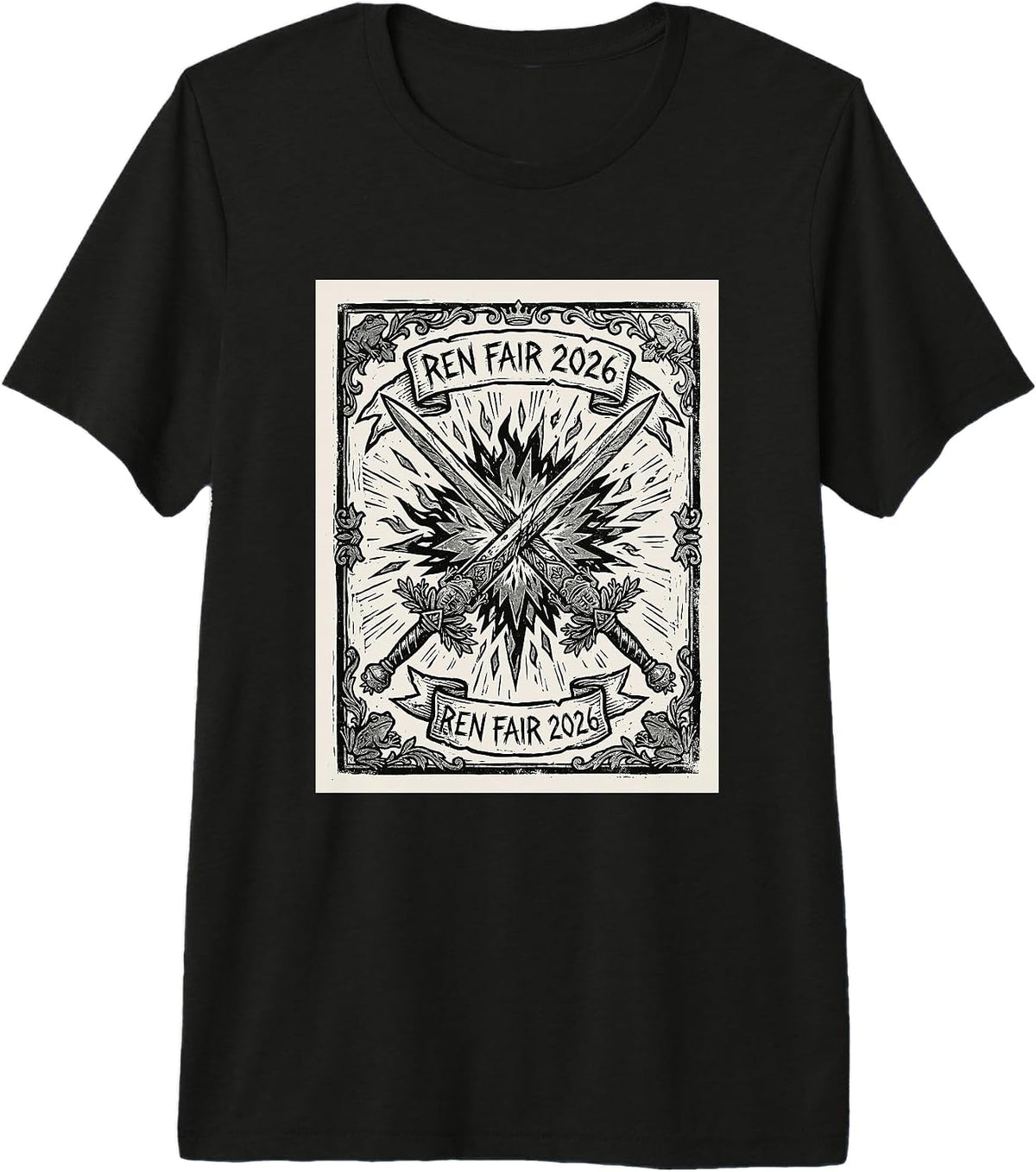 Ren Fair Festival Medieval Funny Men Womens Tees