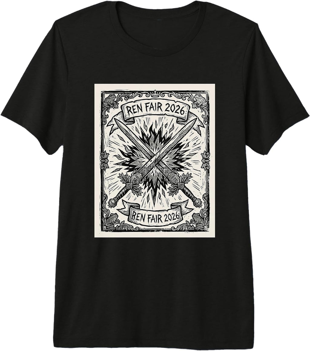 Ren Fair Festival Medieval Funny Men Womens Tees