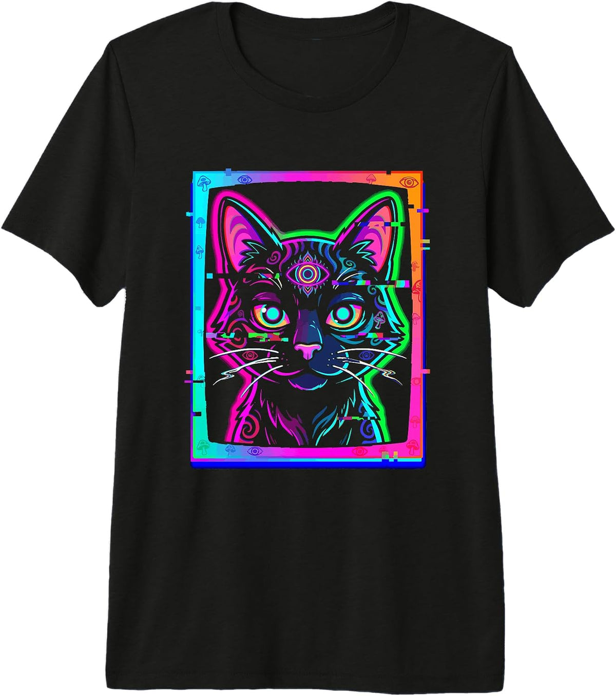 Psychedelic Mushrooms PLUR EDC Tees Tops Men Women