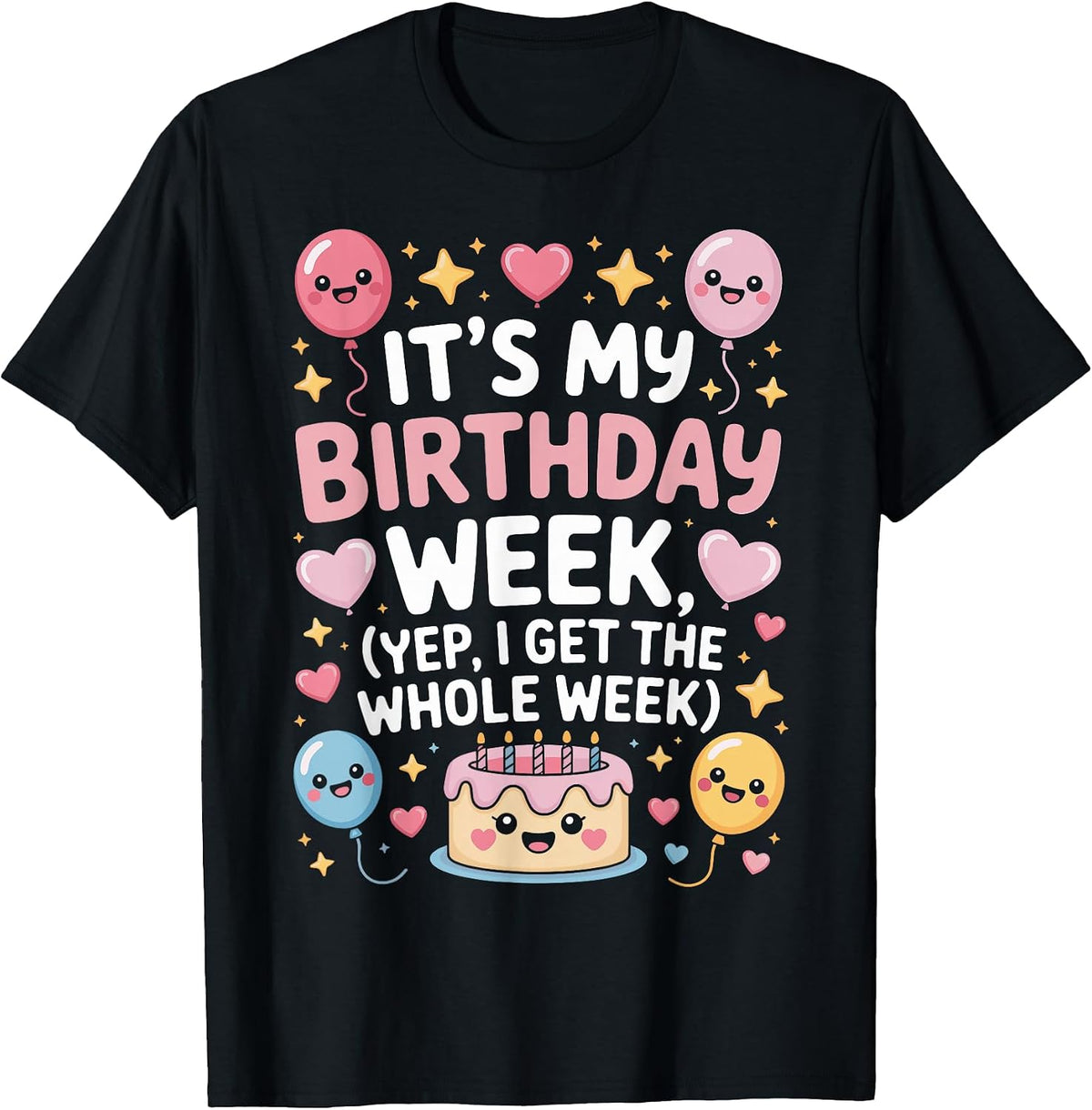 Funny It’s My Birthday Week Celebration Design