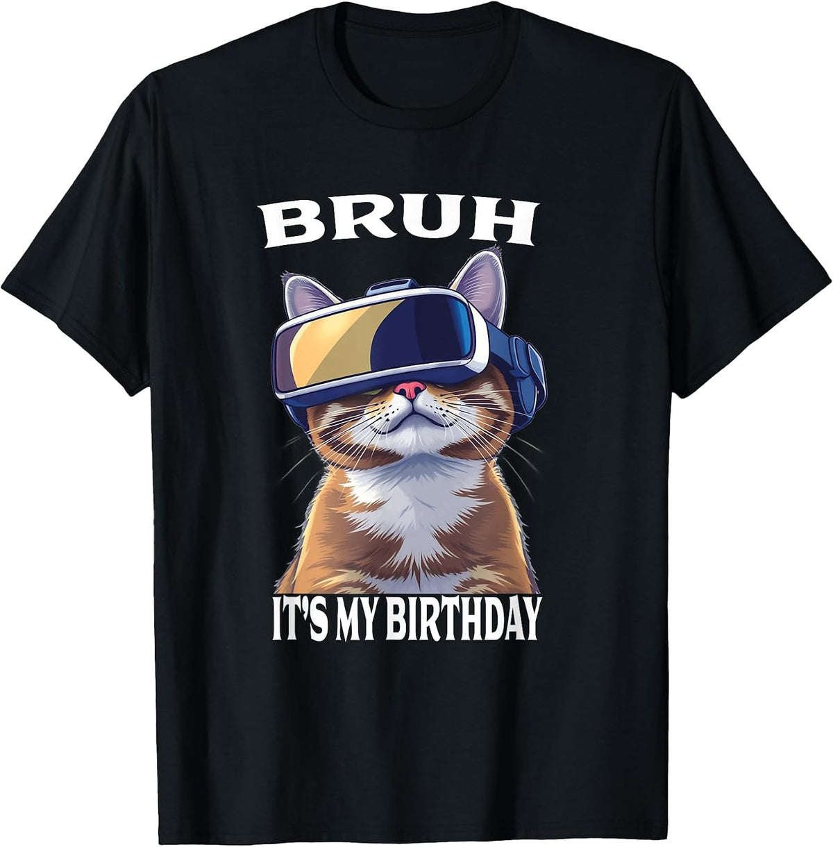 Funny Bruh It's My Birthday Cat and Pet Lover
