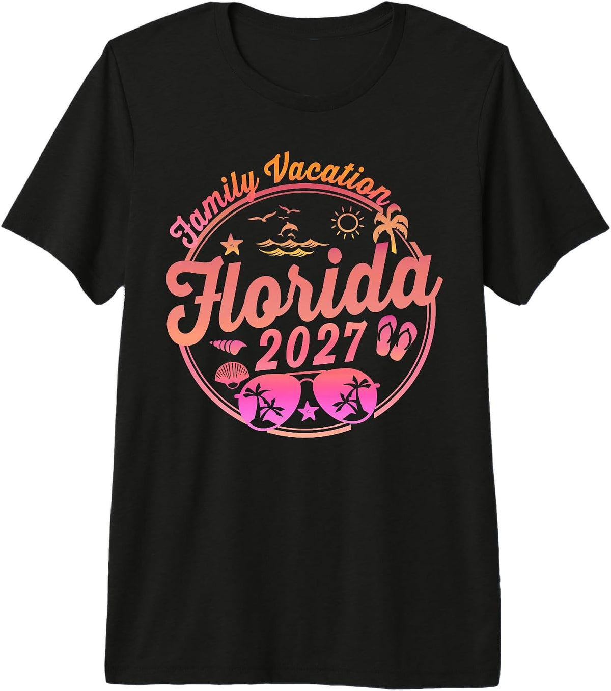 Family Vacation Florida 2027 Trip Tee