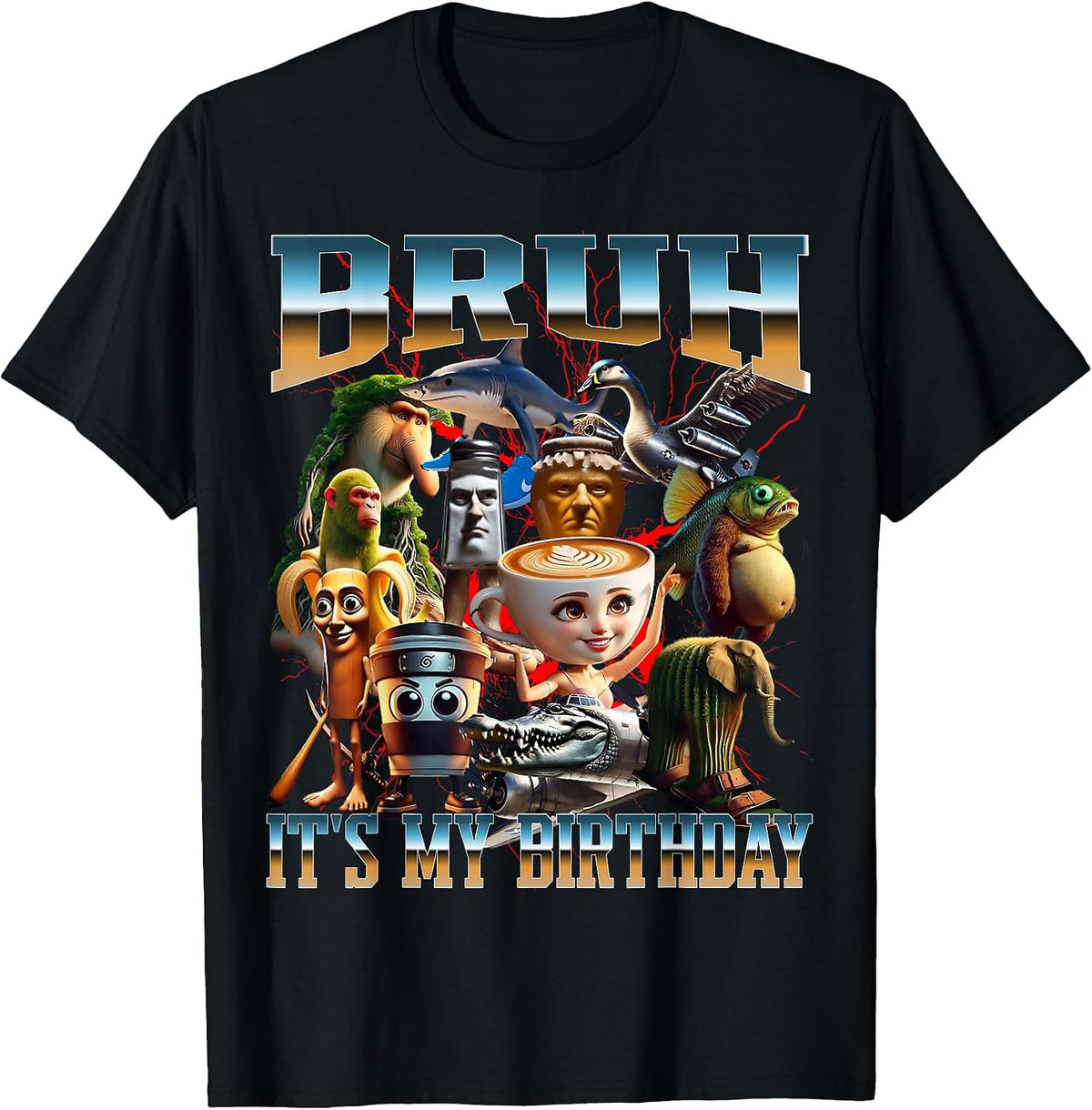 Ultimate Meme Birthday Brainrot Party Apparel