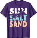 Sun Salt Sand Funny Summer Beach Vacation Palm