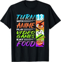 Gamer, Food, Anime Tees 90s Clothing I 13 Year Old