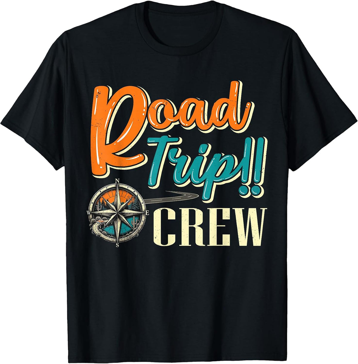 Road Trip Family Vacation Camping Tee.