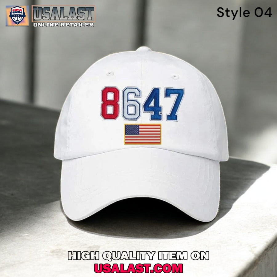 8647 Washed Print Baseball Hat Cap