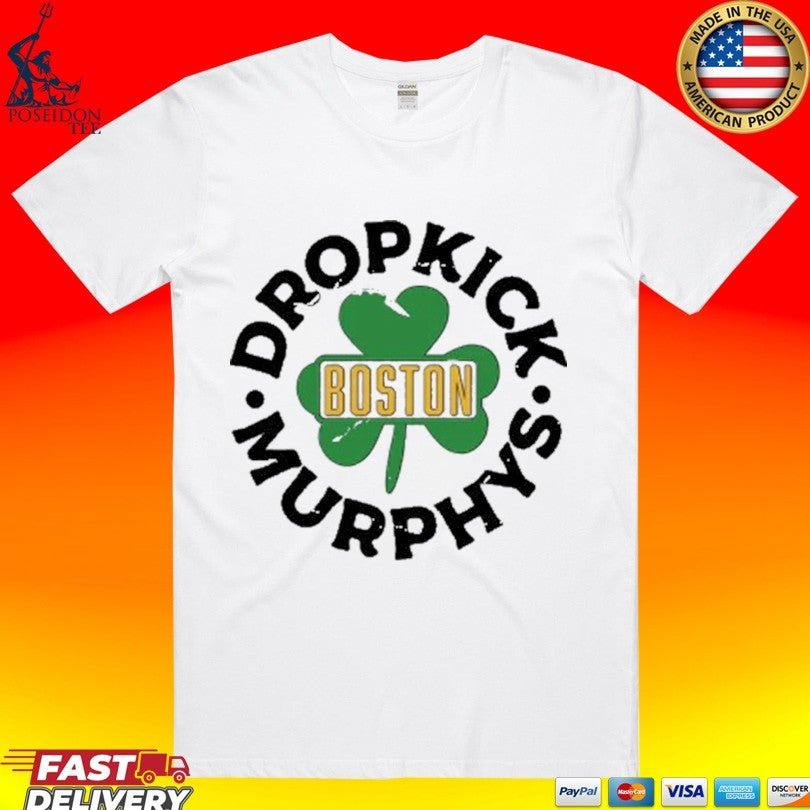 Dropkick Murphys Boston Shamrock Badge T-shirt