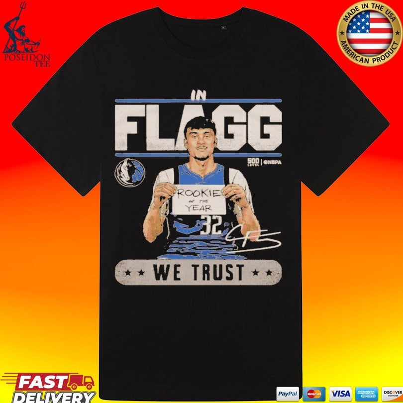 Cooper Flagg Dallas Mavericks 2026 Roty Trust Wht T-shirt