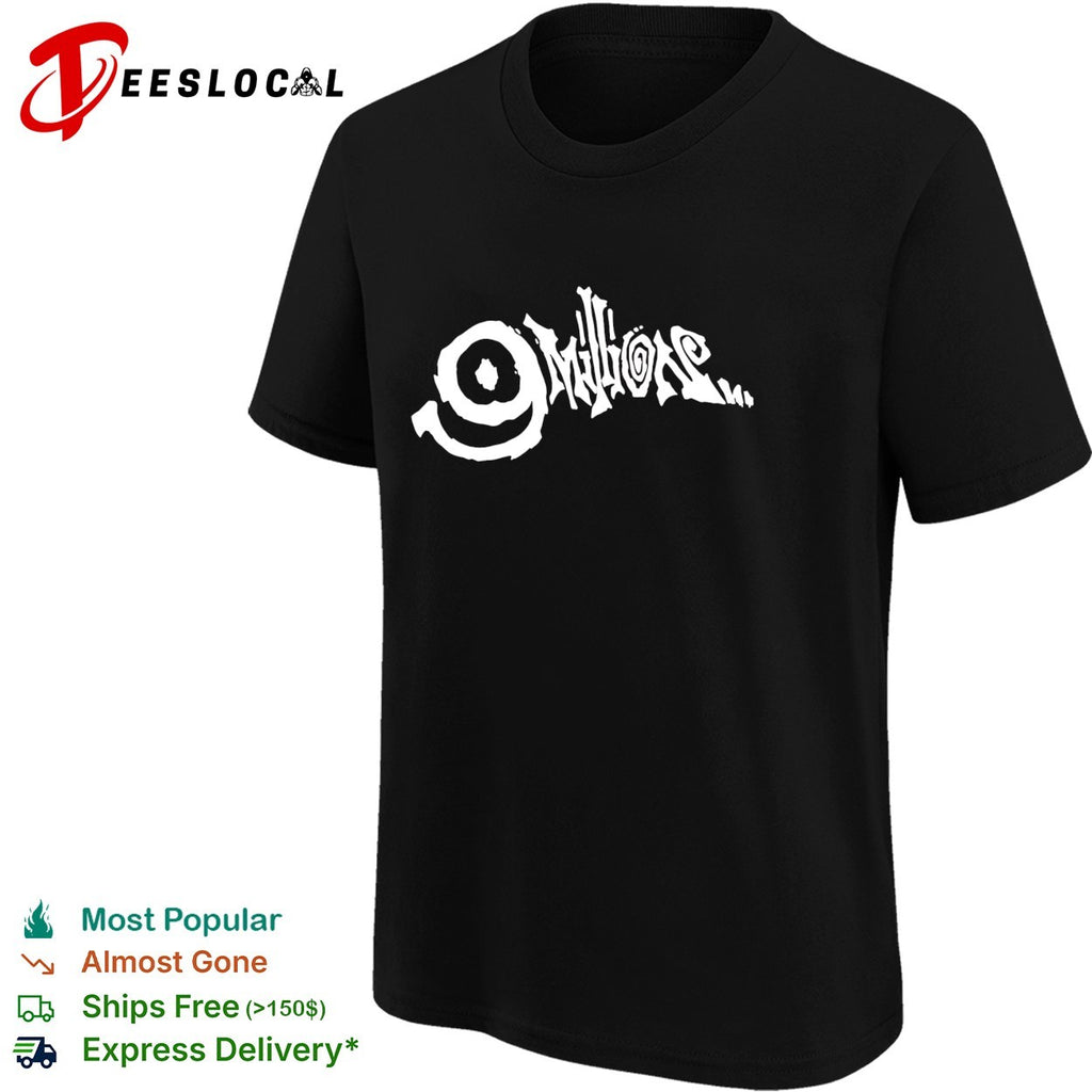 9 Millions graffiti gothic logo dark art shirt