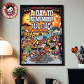A Day To Remember X Papa Roach X Landmvrks Big Rock Tour 2026 Australia And New Zealand City Dates Poster Canvas