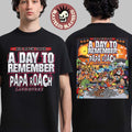 A Day To Remember X Papa Roach X Landmvrks Big Rock Tour 2026 Australia And New Zealand City Dates Two Sided T-Shirt