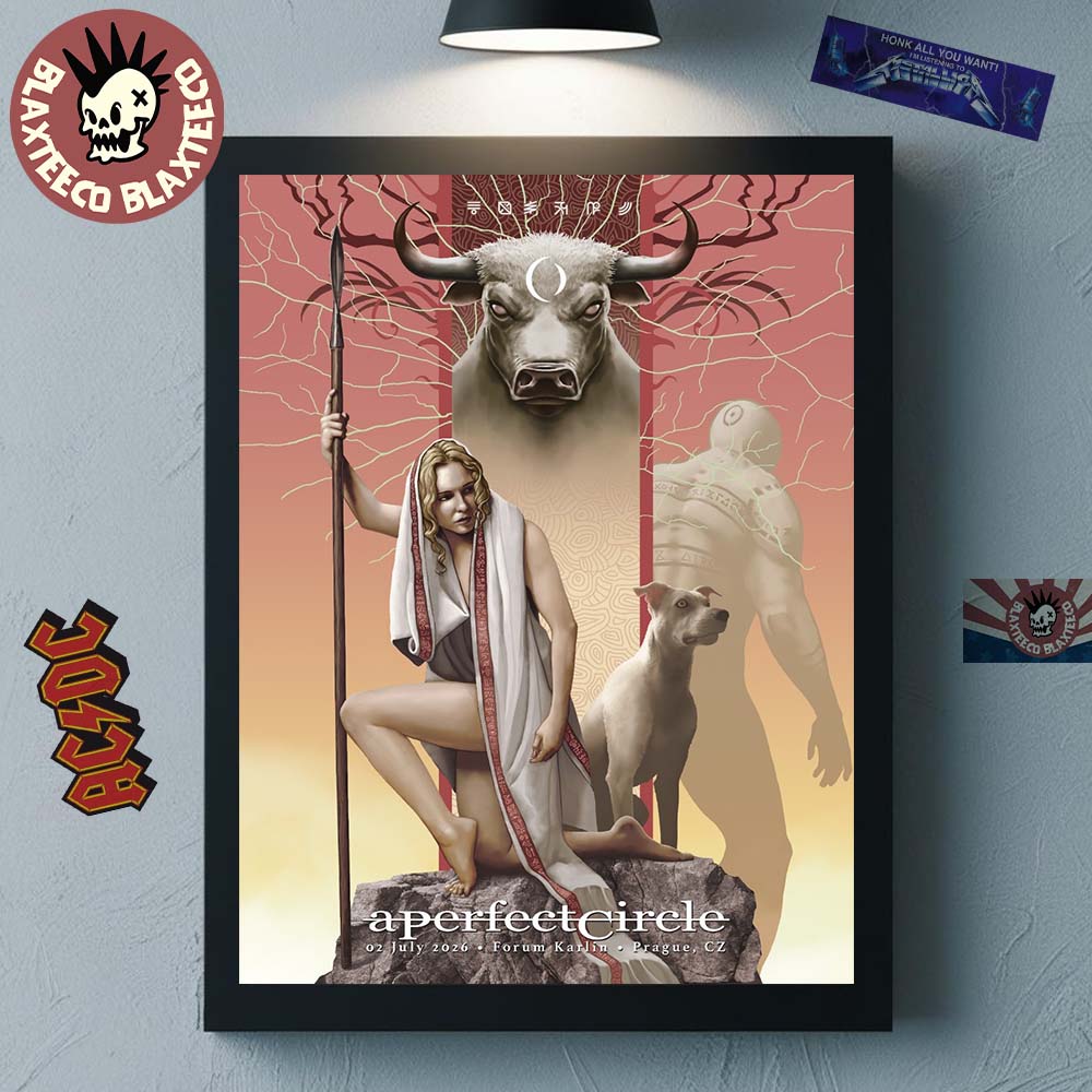 A Perfect Circle Prague Czechia 2026 Tonight Poster At Forum Karlin On 2 July 2026 Home Decor Poster Canvas