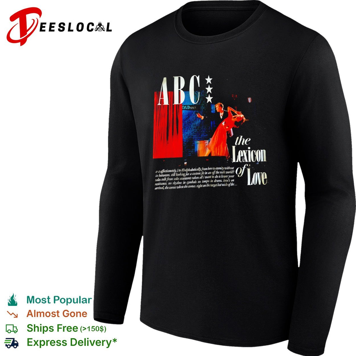ABC the Lexicon of Love a z affectionately 1 to 10 alphabetically from here shirt